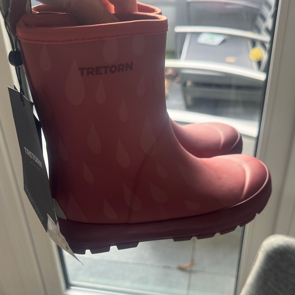Tretorn Vibrant Rusty Pink Waterproof Boots